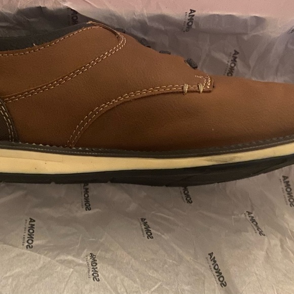 Sonoma, dress shoes, Memory foam soles, size 5Boys, lace up, worn once - Picture 3 of 12